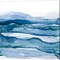 Blue Grayscape by Chris Paschke 14" x 14" Canvas Wall Art (Set of 2)